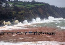 Storm Babet causes chaos on the Dawlish to Teignmouth railway line