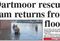 Dartmoor rescue team return from floods