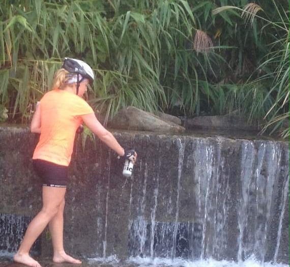 Running out of water while cycling desert