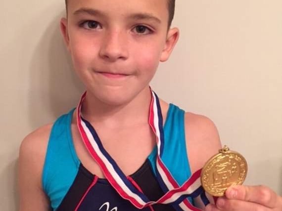 Gymnast Alfie claims gold on way to national finals