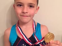Gymnast Alfie claims gold on way to national finals