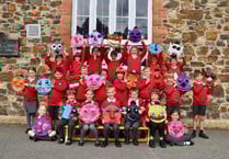 Colourful masks will greet art show visitors