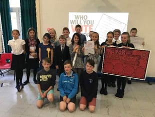 Ruby and Maia get the pupils' vote
