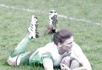 Time for the all conquering Newton Ladies to celebrate