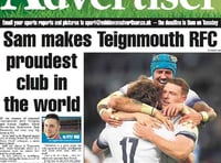 Sam makes Teignmouth RFC proudest club in the world