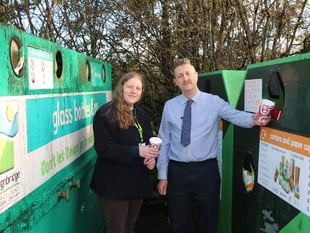 Recycle those coffee cups