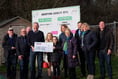 Cheque for £2,051 presented in Jack’s memory