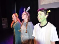 Talented college trio go green for Shrek the Musical