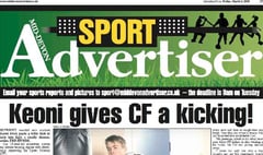 Making the headlines in Sport Advertiser this coming Friday…