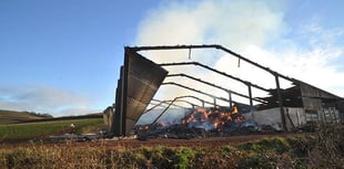 Stokeinteignhead barn fire burns for more than 12 hours