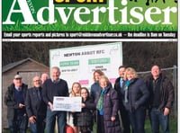 Friends of Newton Abbot RFC presented with cheque for £2,051