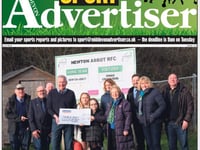 Friends of Newton Abbot RFC presented with cheque for £2,051