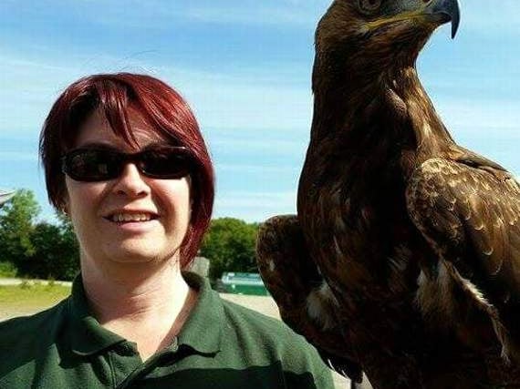 Woman has eagle eyes fixed on fundraising target for bird of prey centre