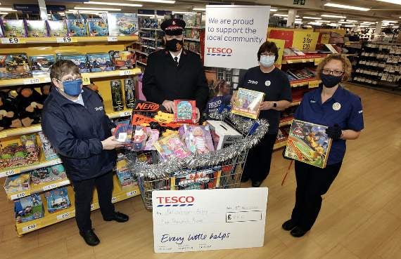 Tesco team at Newton Abbot aims to put a smile on children’s faces