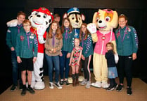 Cartoon canines Scouts’ special guests