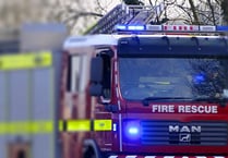 Van destroyed in fire on A30