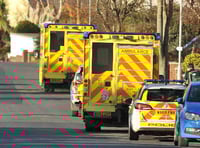 Newton Abbot man airlifted to hospital