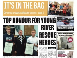 TOP HONOUR FOR YOUNG RIVER RESCUE HEROES