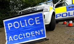 Young man cut free after two vehicle crash at Ashcombe