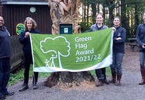 Country park’s team joy at Green Flag honour