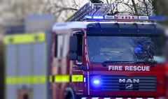 Tractors destroyed and barn damaged in farm fire at Moretonhampstead