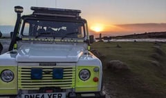 First light search for camper on moor