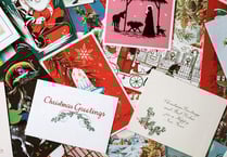No glitter, Teignbridge Council warns people on Christmas card recycling