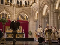 Getting the abbey habit to become a priest