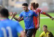 FOOTBALL: Moxon heads Teignbridge charge for Golden Boot