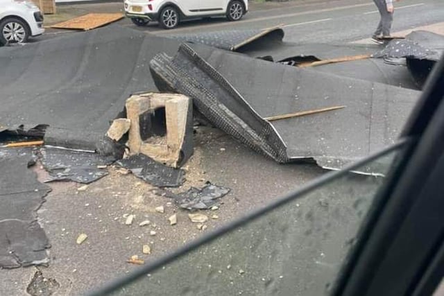 Roofs ripped off as storm batters Teignbridge