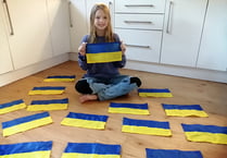 Charlotte flags up the funds for Ukraine