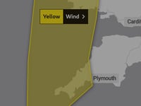 Further Yellow Warning of severe 65mph winds 