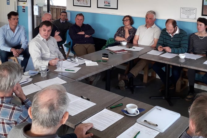 MP Mel Stride sat down with farmers from across his huge rural constituency to discuss issues facing the industry. 
Picture: Mel Stride