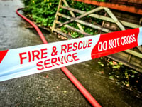 Car severely damaged in fire
