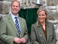 Royal visitors down at the farm