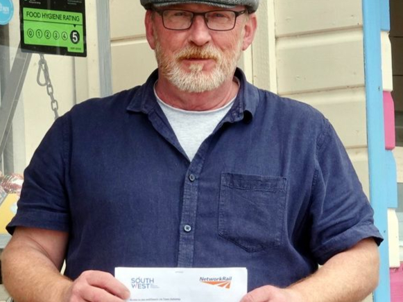 Cove Cafe manager Ian Carroll