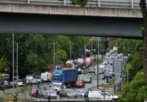 Gridlock as roadworks go in on A381