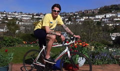 Cyclist Alex making great progress on Ukraine fundraiser