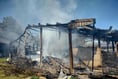 Barn destroyed as firefighters from nine stations battle blaze