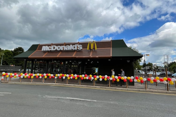 McDonald’s Newton Abbot re-opened it’s doors on Wednesday, June 1 