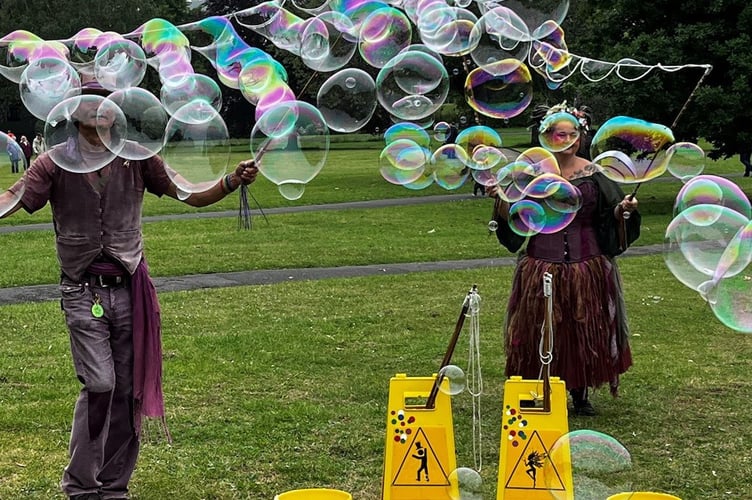 Newton Abbot Party in the Park (Bubbles)