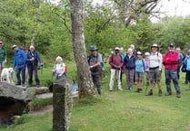 A great turnout for route march to Haytor