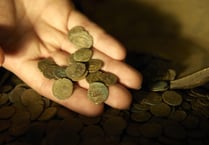 Treasure found in Exeter and Greater Devon  29 times last year