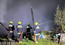 UPDATE: Pictures of fire that destroyed barn
