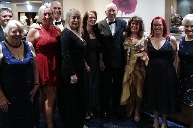 Guests at the Newton Abbot Charity Town Ball held on Saturday night.