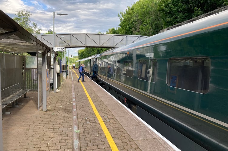 Ivybridge station platform