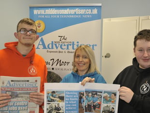 Cafe team find themselves in the news