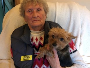 Blind pensioner left cold, hungry and without power