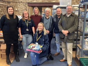 Hampers for people in temporary accommodation over Christmas