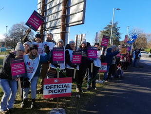 Nurses in Devon on strike today
